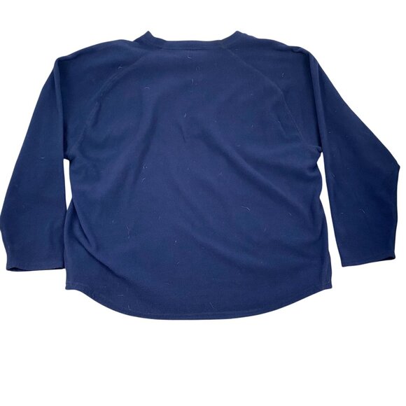 Syracuse University Men's Pullover Sweatshirt 2XL  Navy Blue Polyester Long Slee - Picture 2 of 10